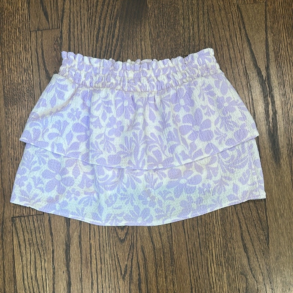 3/$15 💟 Girls Skirt - Lavender and White